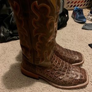 HORSEPOWER CAIMAN NILE CROC BOOTS